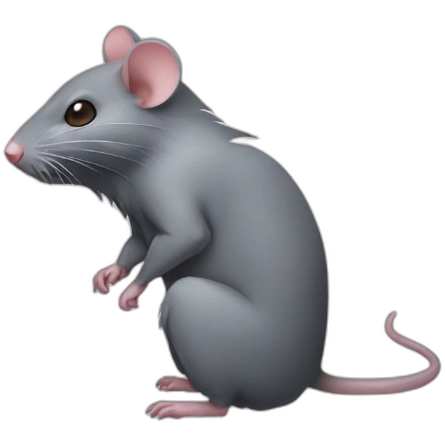 Cyber rat emoji