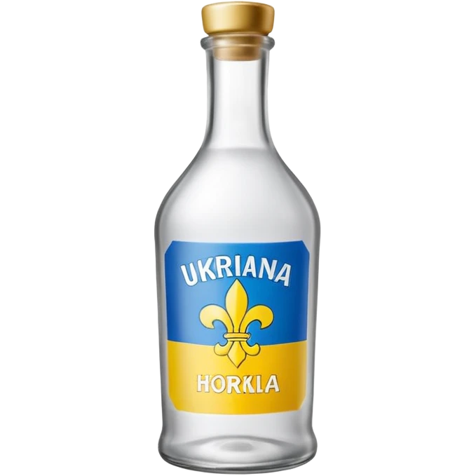 Ukrainian horilka "Козацька Рада" emoji