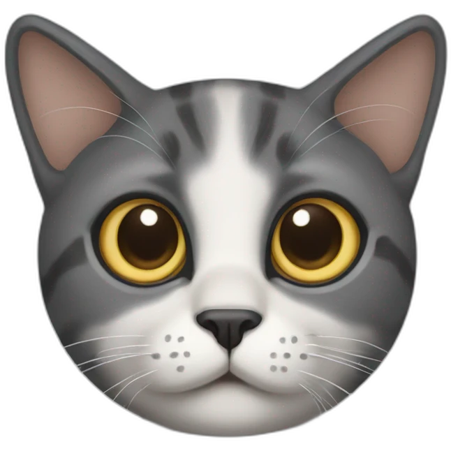 a cat with big eyes emoji