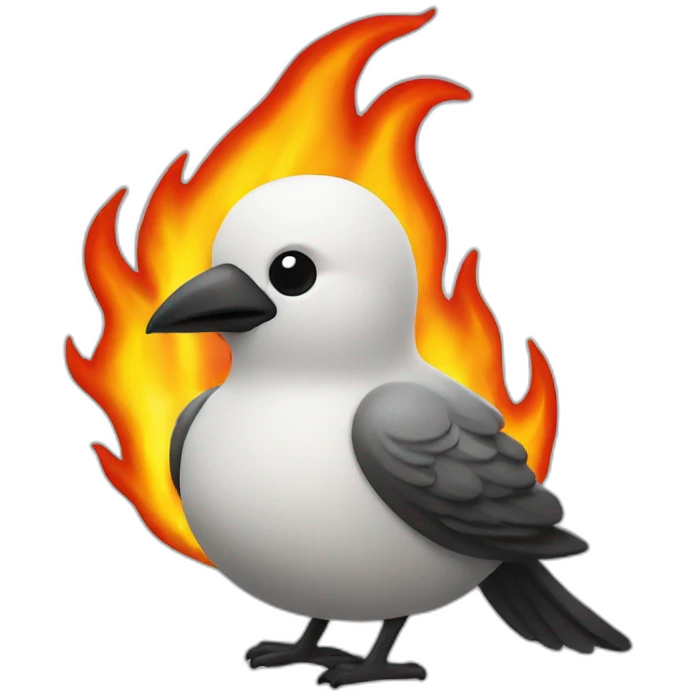 liverpool bird on fire emoji