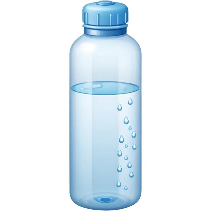 Water bottle  emoji