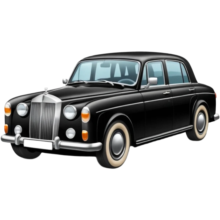 Crée-moi une voiture noire, berline, très classe La voiture  en long 2025classe S que d’un côté emoji