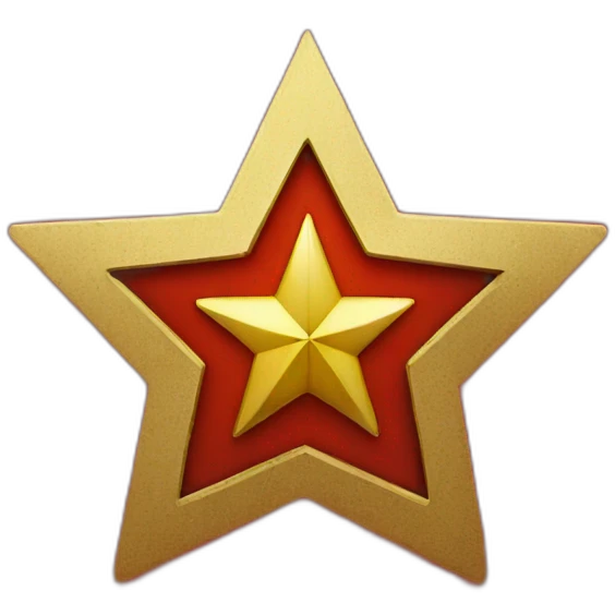 SOVIET STAR RED emoji