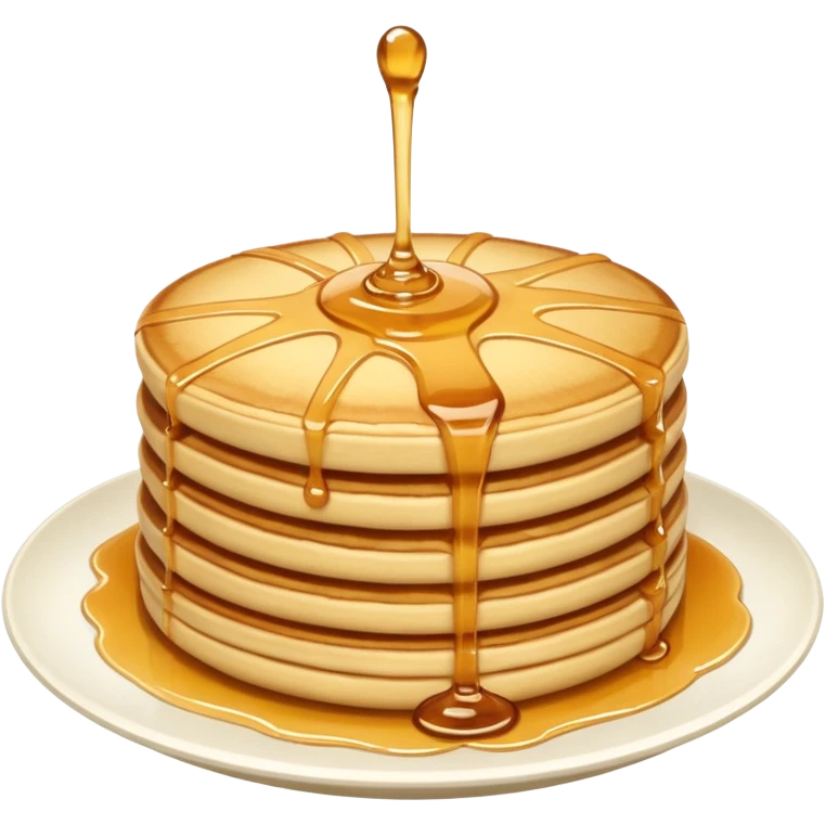 Pfannkuchen mit Sirup emoji