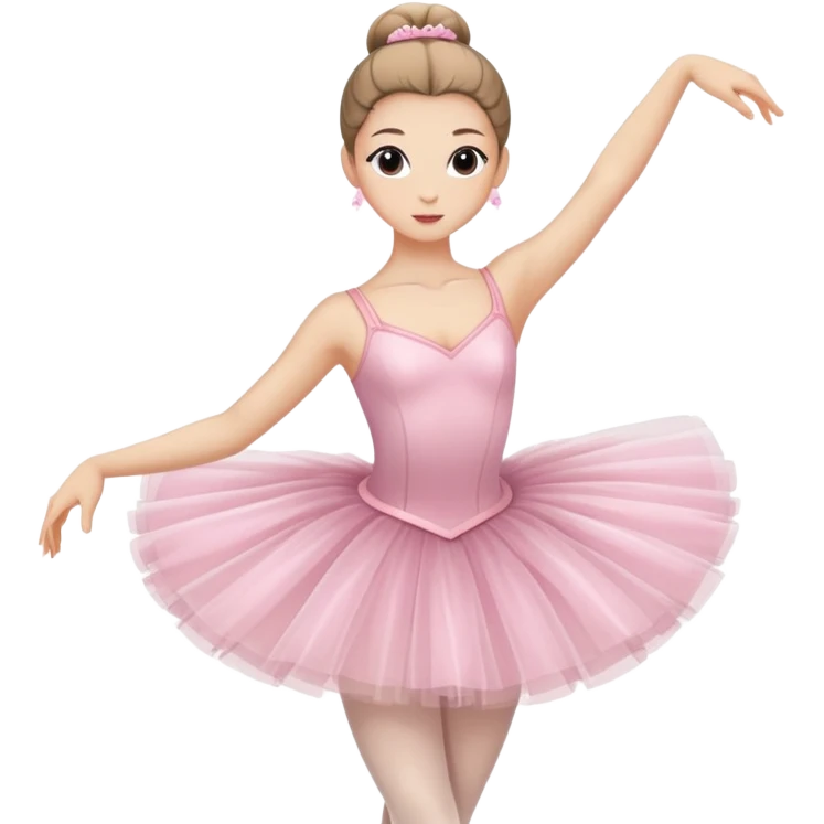 ballerina dancer in ballet pose emoji
