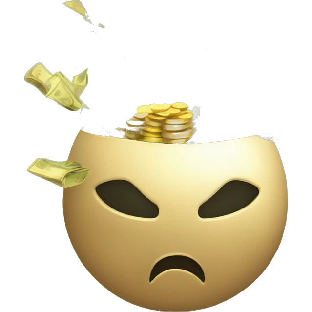 explosion of money emoji