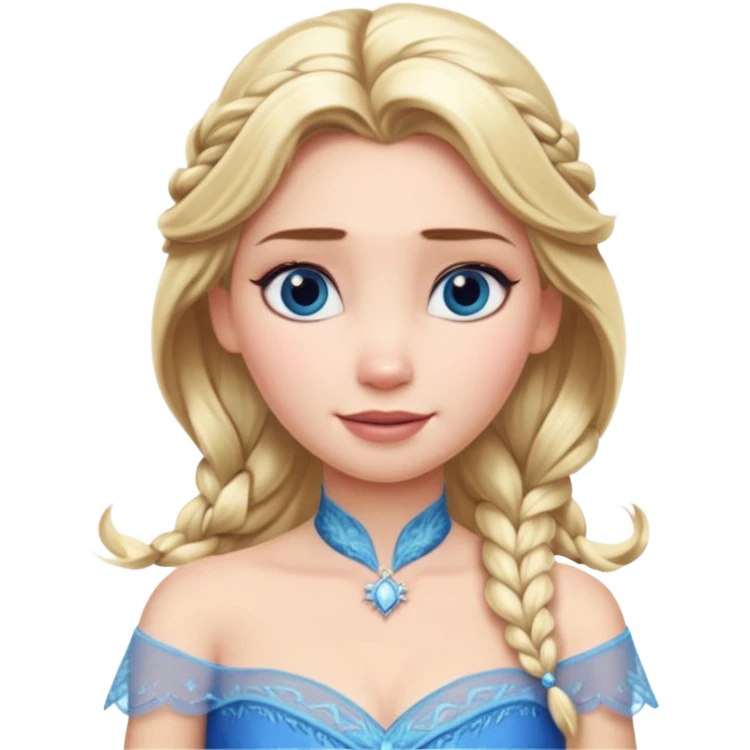 elsa frozen disney emoji
