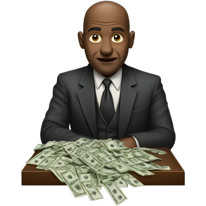 Gambler losing money emoji