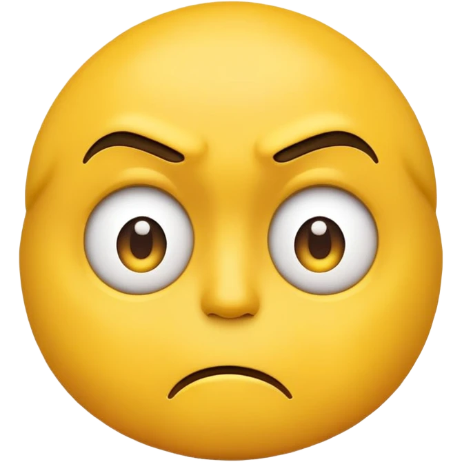 Mean mugging and confused emoji emoji