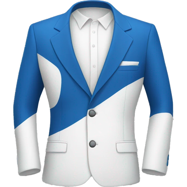 blue Blazer white flaps emoji