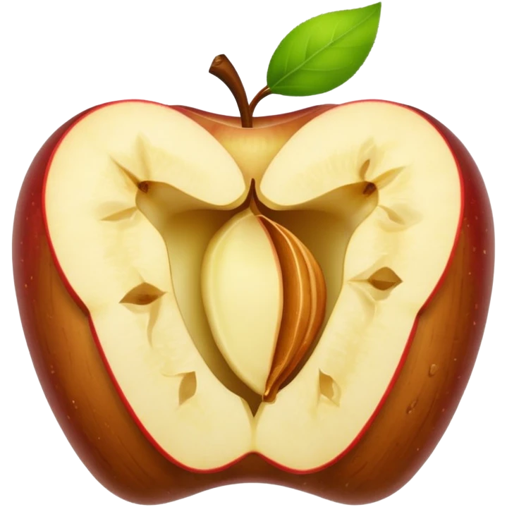Apple core emoji