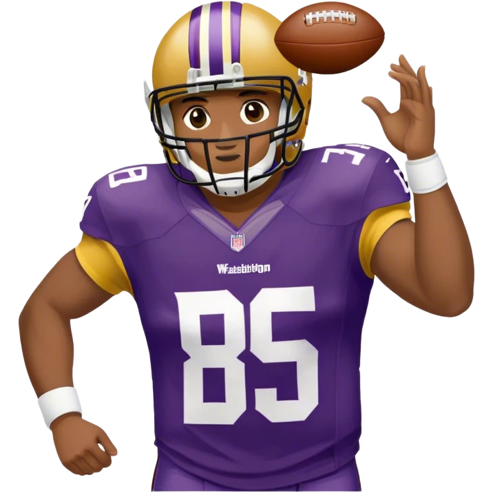 Washington football player jersey emoji