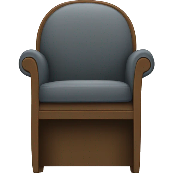 invisible chair emoji