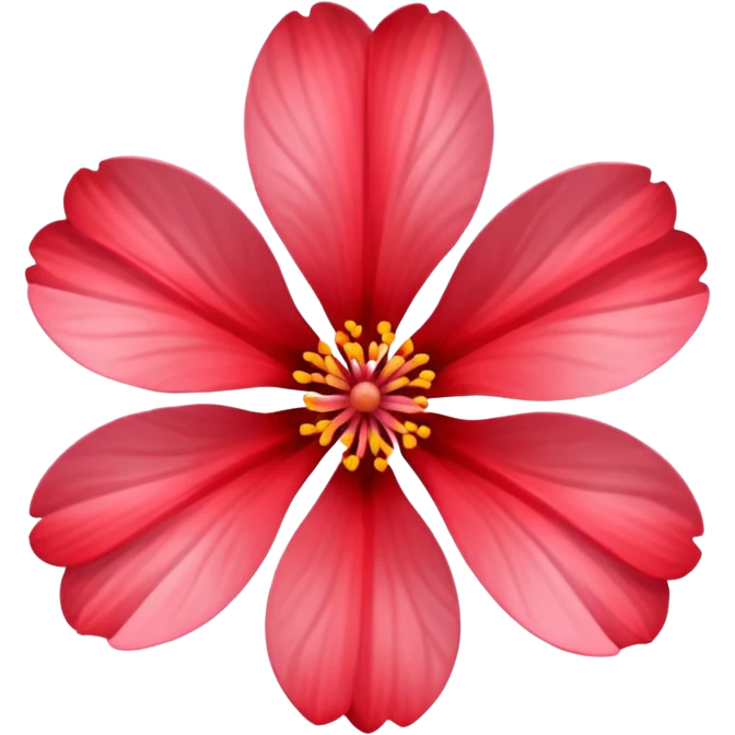red sakura flower emoji