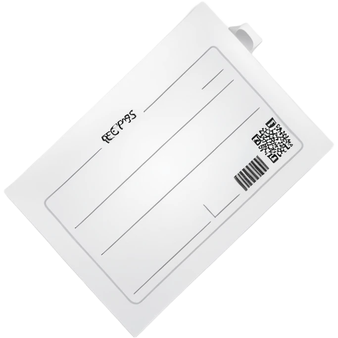 white receipt emoji