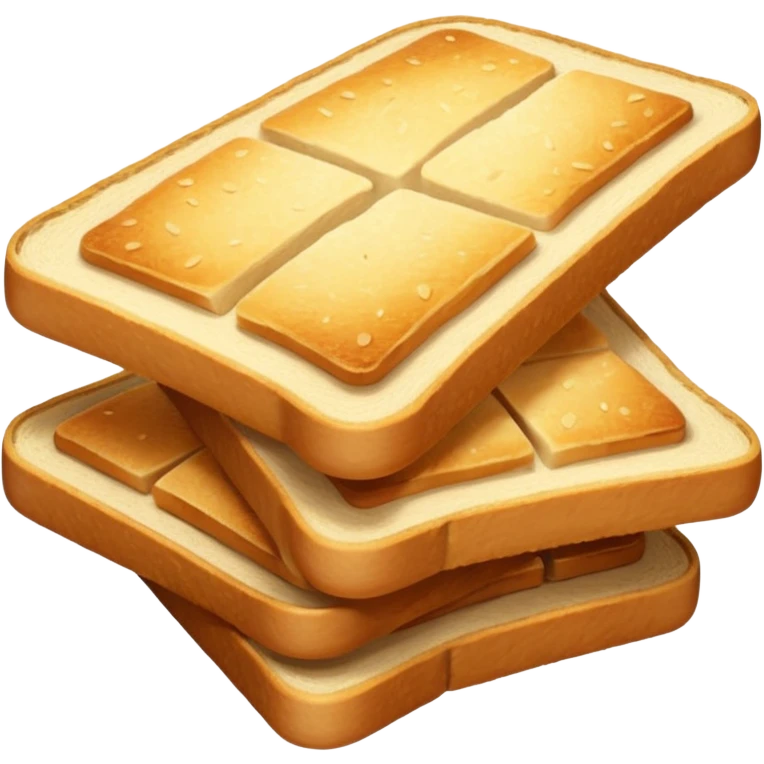 Sliced bread chips emoji