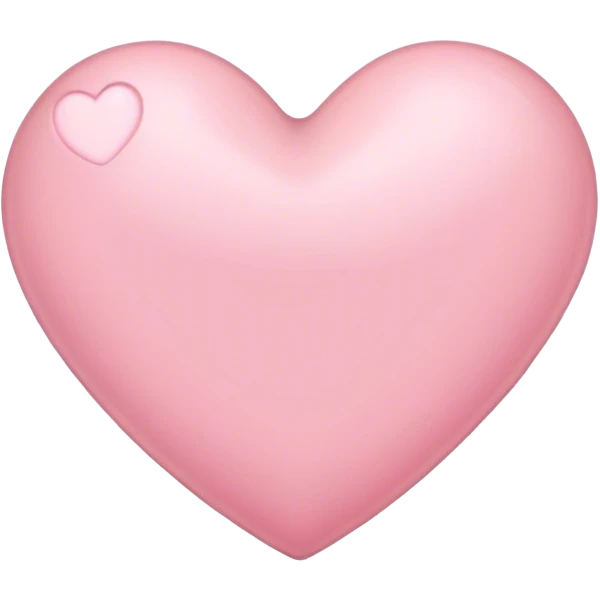 light pink heart emoji