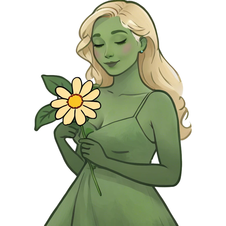 Curvy, blonde , sfw intimate pose  emoji
