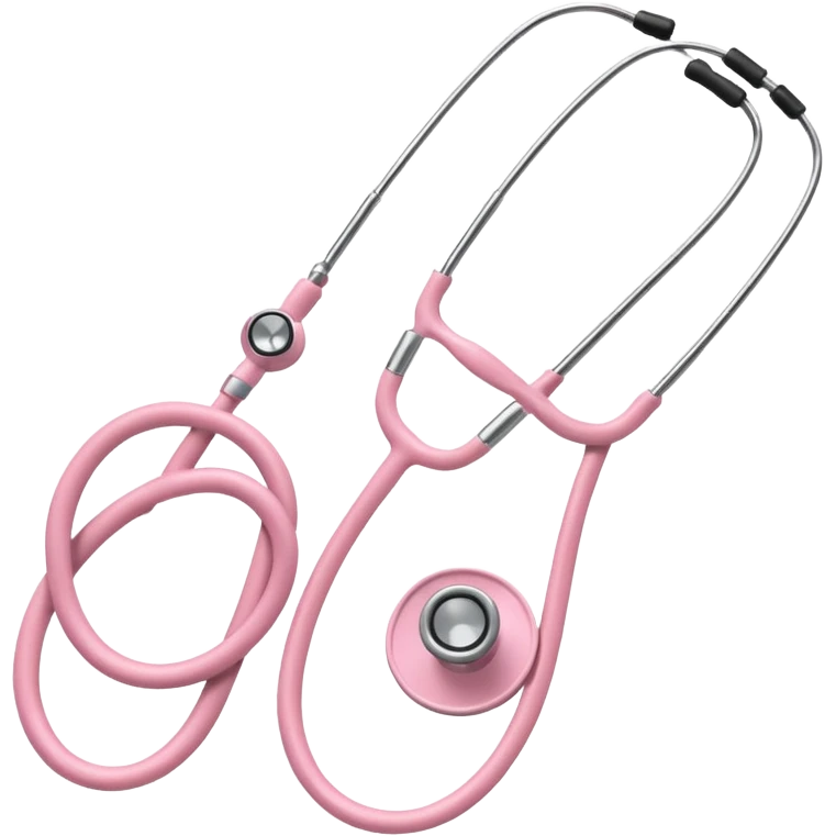 stethoscope, light pink, variation 4 emoji