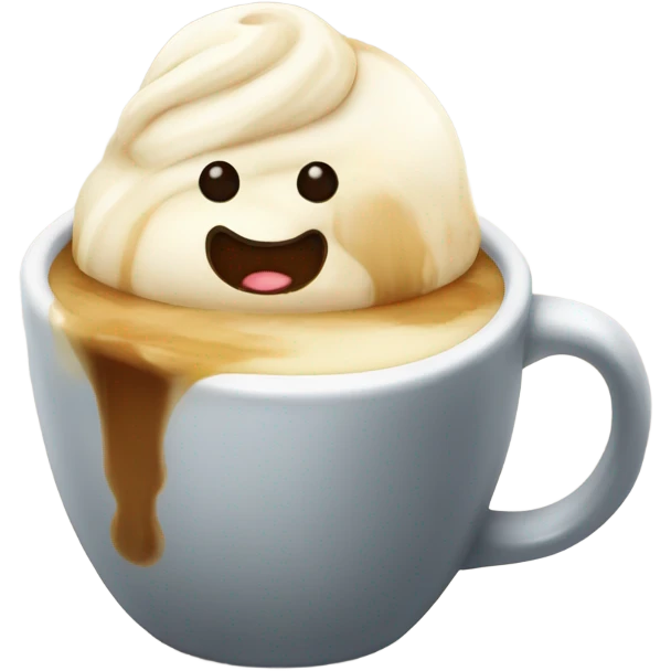 Affogato in mug emoji