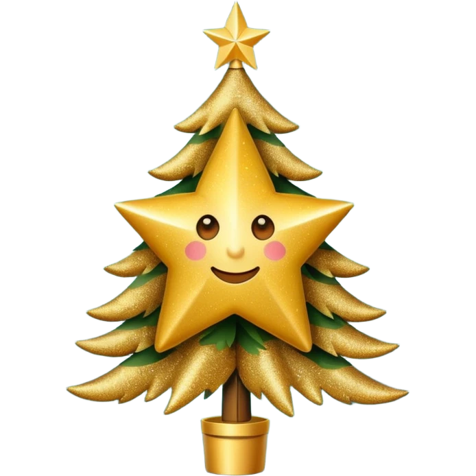 a star on a Christmas tree   emoji