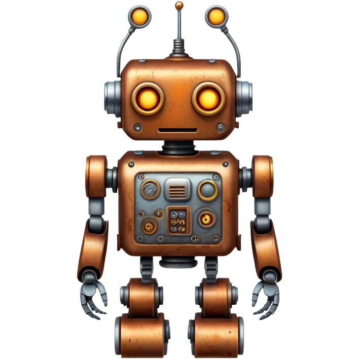 weird robot emoji