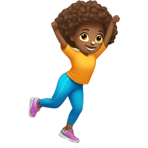 child warm up work out  emoji
