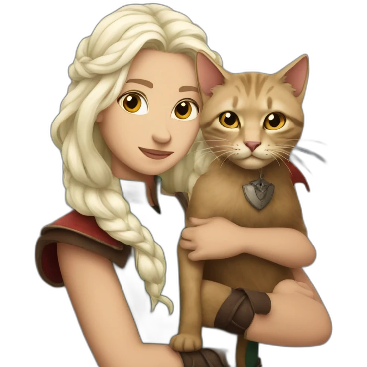 Targaryen with cat emoji