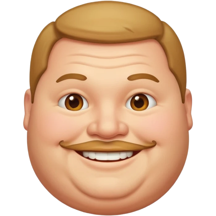 Fat man emoji