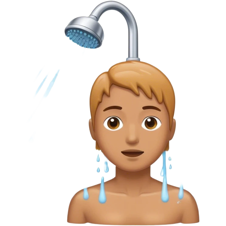 washing in shower emoji