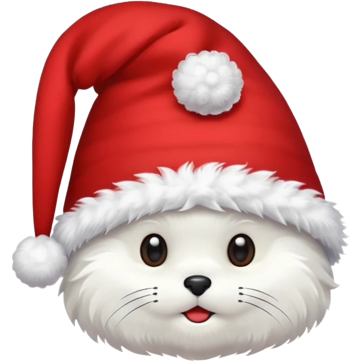 Make a Christmas hat  emoji