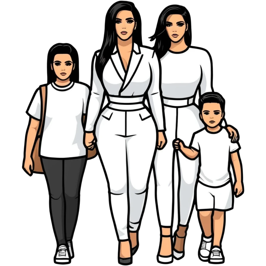 Kardashian family emoji