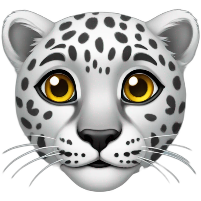 Snow leopard emoji