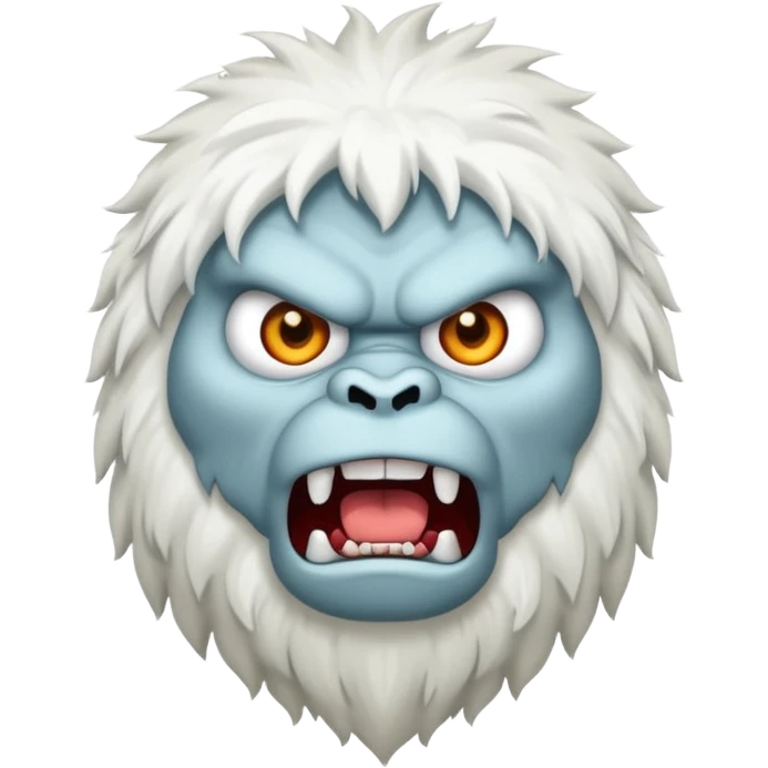 Angry yeti emoji