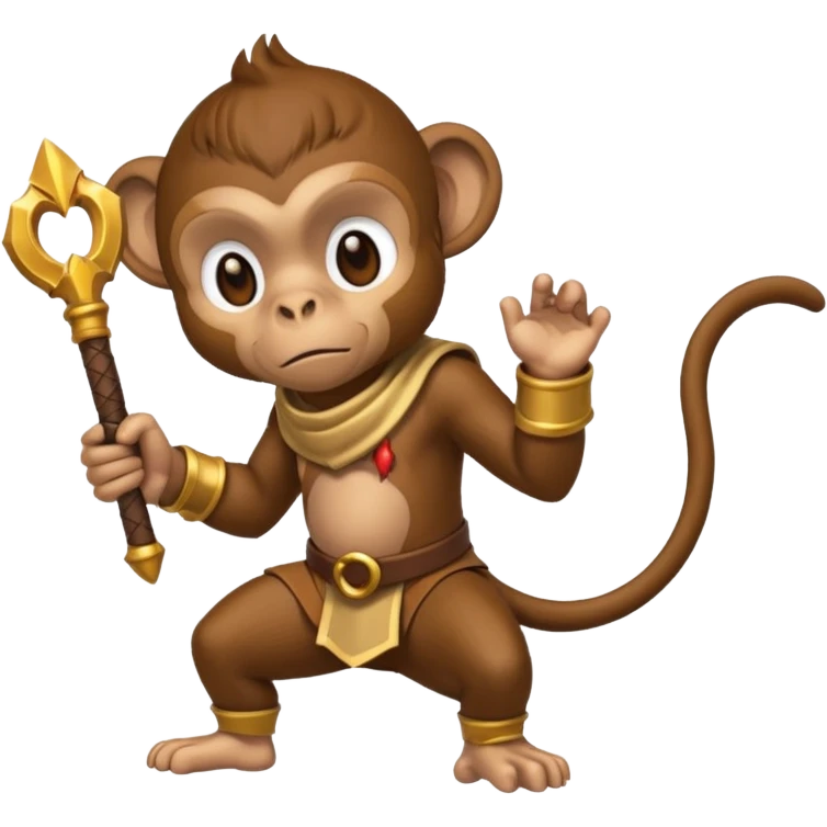 Monkey and rpg emoji