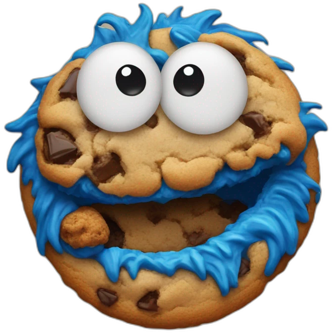 cookie monster emoji