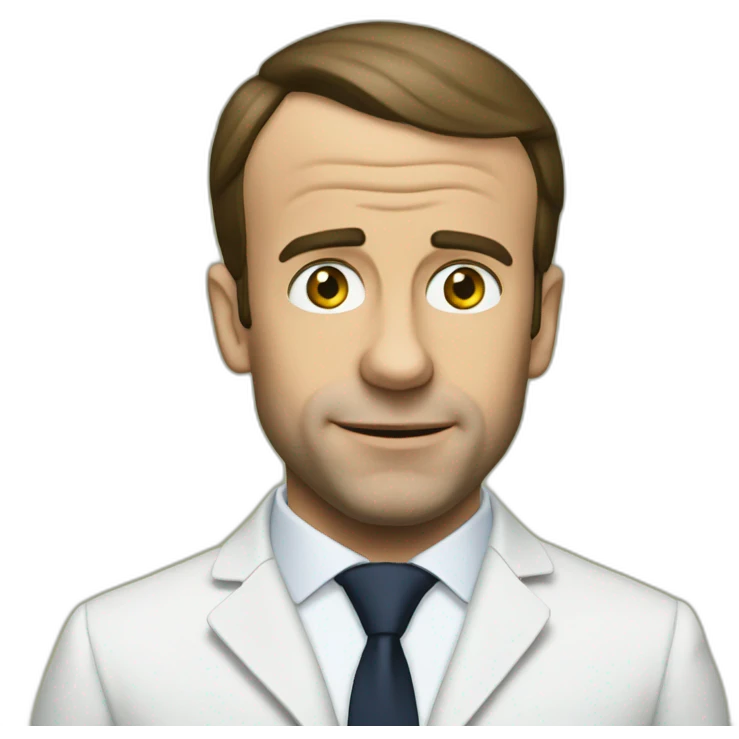 macron qui se drogue emoji