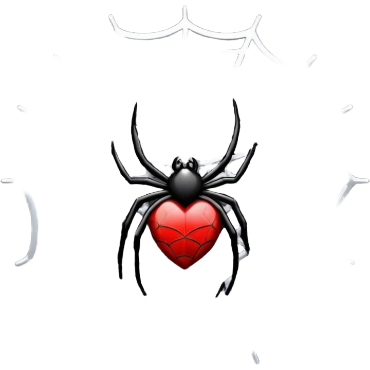 ❤️ add spiderwebs on this emojis , don't add spider emoji