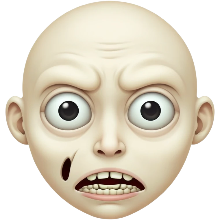 absurd horror face emoji