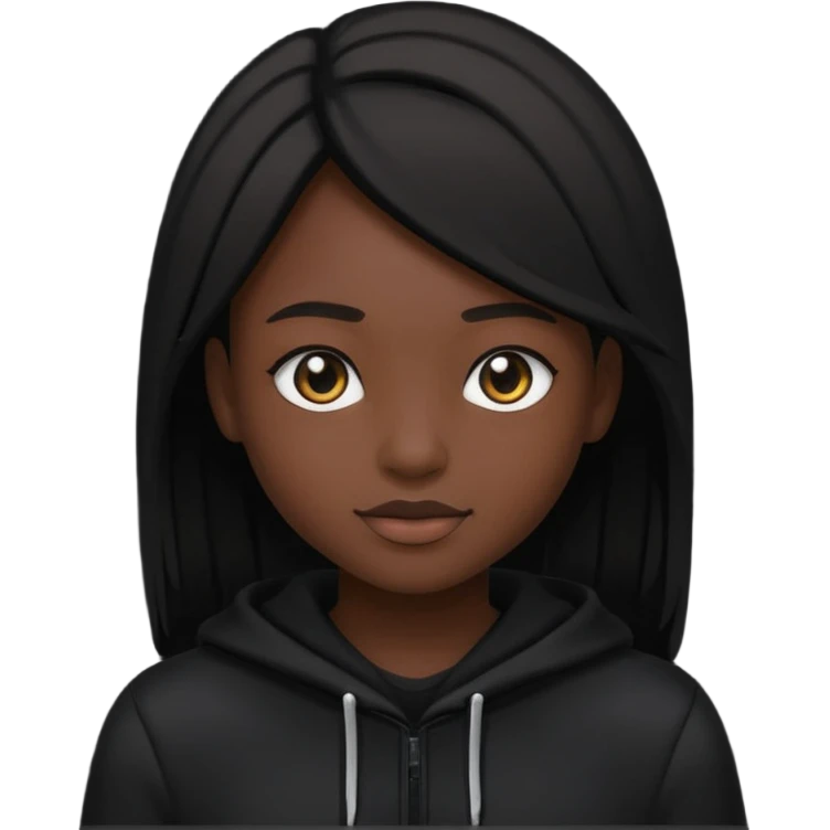 Creer moi un avatar tout noir emoji