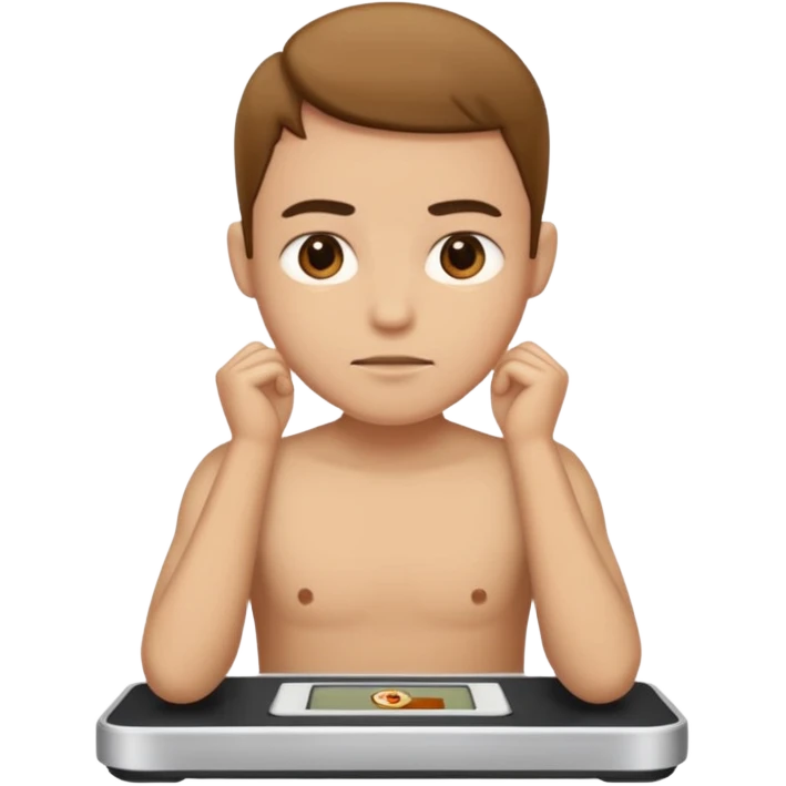 person on scale emoji