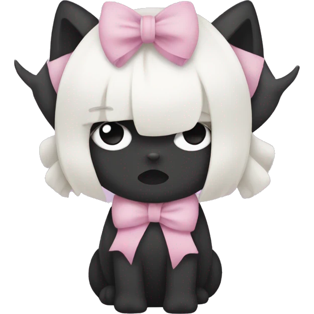 kuromi with bow  emoji