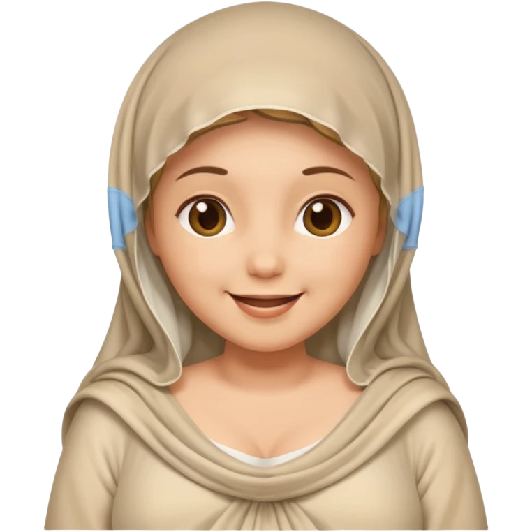 Une femme voilée enceinte emoji