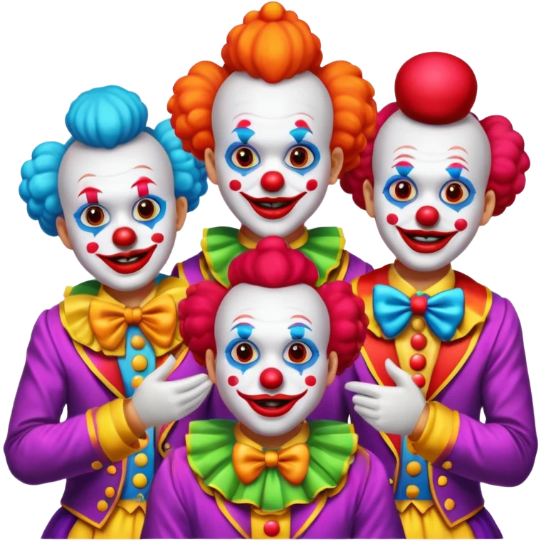 Clown show emoji