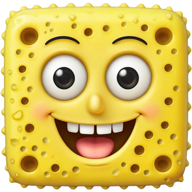 spongebob smiling with teeth emoji