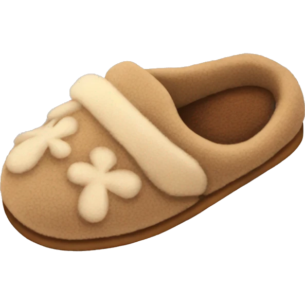 Cozy slippers  emoji