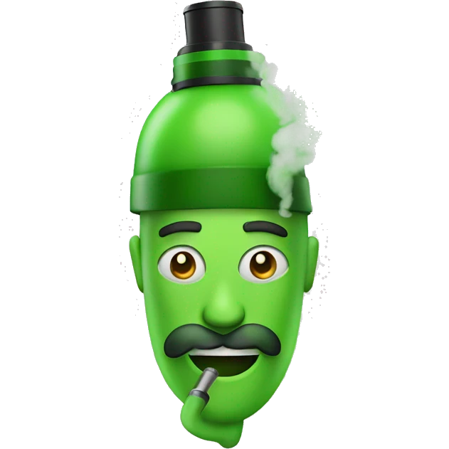 green vape  emoji