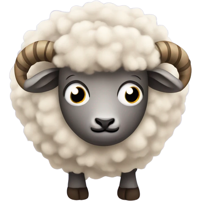 cute ram sheep emoji