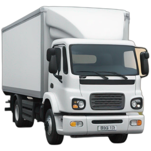 cute articulated lorry emoji