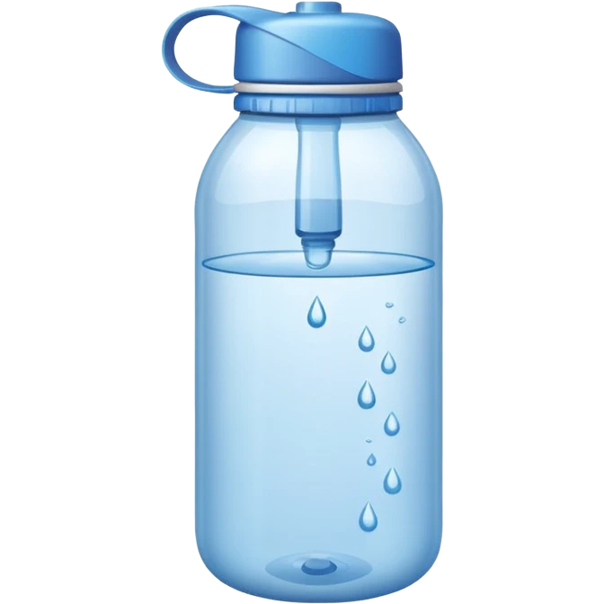 Water bottle emoji
